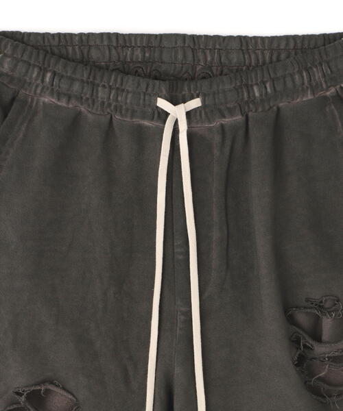 DANKE SCHON（ダンケシェーン）の「DankeSchon/ダンケシェーン/WATERDYE SWEAT CARGO SHORTS（スウェットパンツ・メンズ・チャコールグレー・L/M）」の3枚目の写真