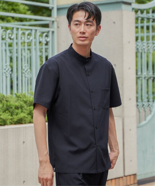 ikka(イッカ)の「【イージーケア/セットアップ対応】Reflax(R) リラックスバンドカラーシャツ(シャツ/ブラウス・メンズ・グリーン/ダークネイビー/ベージュ・M/L/XL/S)」の16枚目の写真