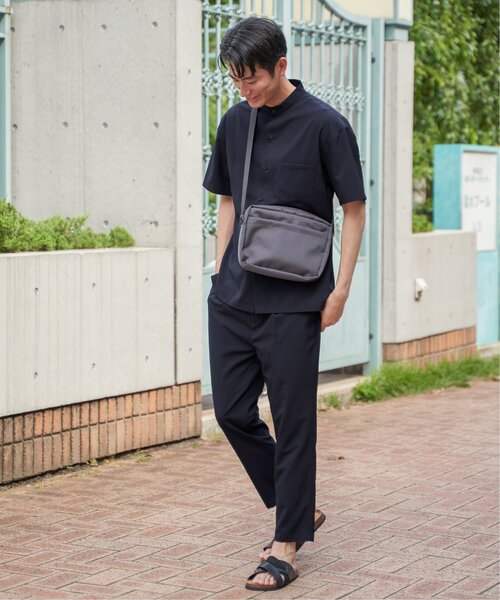 ikka(イッカ)の「【イージーケア/セットアップ対応】Reflax(R) リラックスバンドカラーシャツ(シャツ/ブラウス・メンズ・グリーン/ダークネイビー/ベージュ・M/L/XL/S)」の19枚目の写真