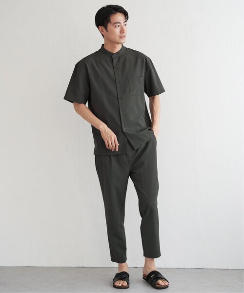 ikka(イッカ)の「【イージーケア/セットアップ対応】Reflax(R) リラックスバンドカラーシャツ(シャツ/ブラウス・メンズ・グリーン/ダークネイビー/ベージュ・M/L/XL/S)」の20枚目の写真
