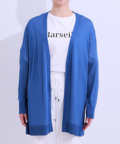 DRESKIP(ドレスキップ)の「【洗える/ひんやり】体型カバーにも トッパー ロングカーディガン(カーディガン/ボレロ・レディース・ブラック/ライトベージュ/ブルー・01/02/03)」の16枚目の写真