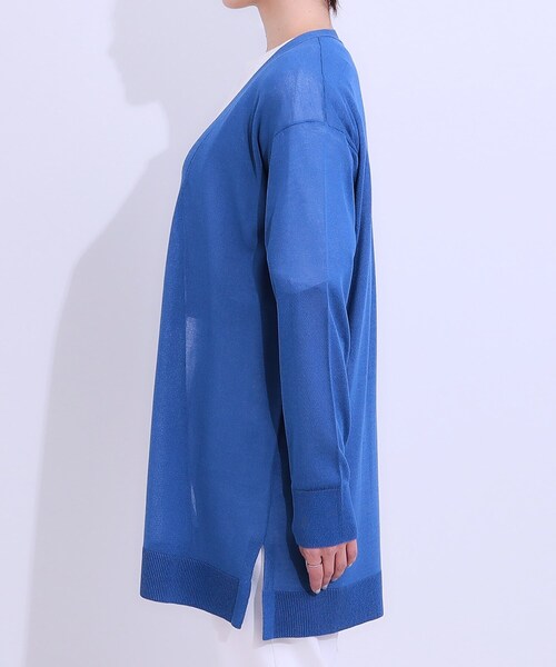 DRESKIP(ドレスキップ)の「【洗える/ひんやり】体型カバーにも トッパー ロングカーディガン(カーディガン/ボレロ・レディース・ブラック/ライトベージュ/ブルー・01/02/03)」の17枚目の写真