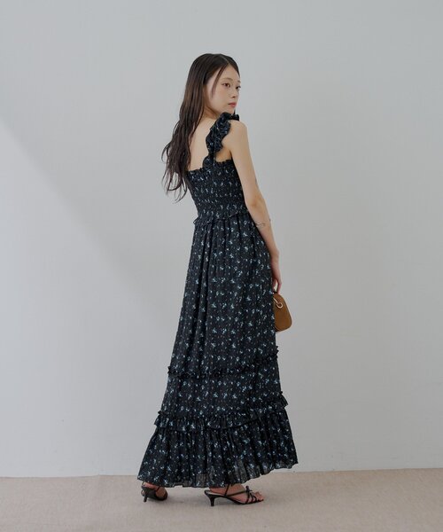 Chico(チコ)の「【5色展開】フリルデザインベアワンピース(ワンピース・レディース・ブラック系その他2/ブルー/ホワイト系その他2/ホワイト/ホワイト系その他3・FREE)」の13枚目の写真
