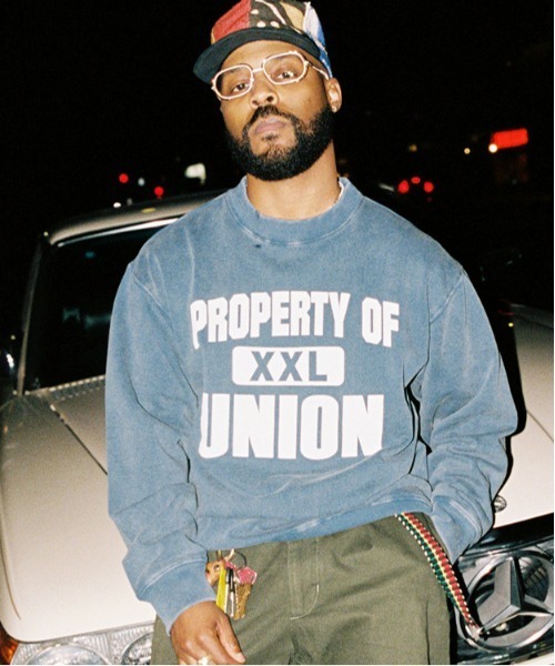 UNION（UNION TOKYO）（ユニオン）の「UNION TOKYO XXL CREW ユニオン トーキョー スウェット（スウェット・メンズ・ネイビー/ブラック・LARGE/X-LARGE）」の2枚目の写真