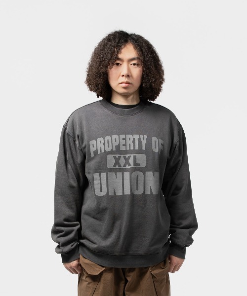 UNION（UNION TOKYO）（ユニオン）の「UNION TOKYO XXL CREW ユニオン トーキョー スウェット（スウェット・メンズ・ネイビー/ブラック・LARGE/X-LARGE）」の8枚目の写真
