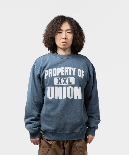 UNION（UNION TOKYO）（ユニオン）の「UNION TOKYO XXL CREW ユニオン トーキョー スウェット（スウェット・メンズ・ネイビー/ブラック・LARGE/X-LARGE）」の9枚目の写真