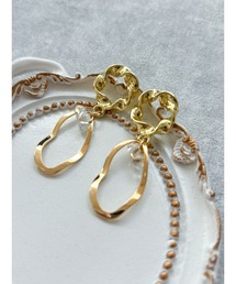 【YM】デザインフープピアス(MA)