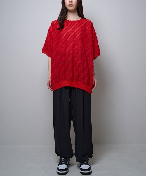 Nora Lily(ノラリリー)の「【Nora Lily】2 Tuck Wide Relax Pants(UNISEX)(デニムパンツ・メンズ・ライトパープル/グレイッシュベージュ/ブラック・FREE)」の7枚目の写真
