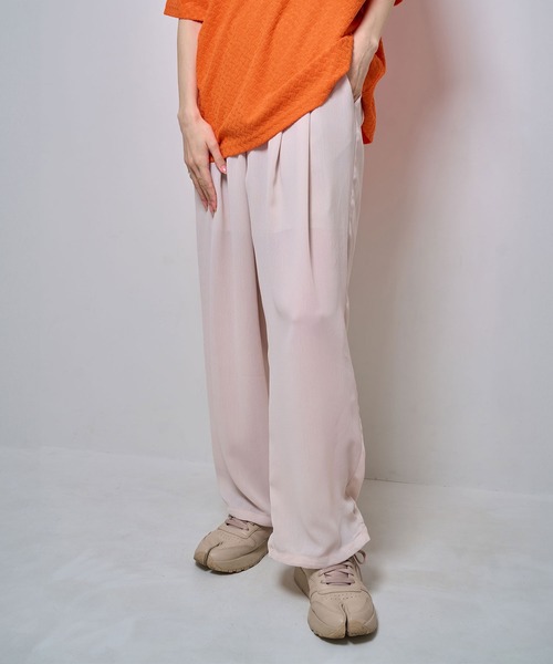 Nora Lily(ノラリリー)の「【Nora Lily】2 Tuck Wide Relax Pants(UNISEX)(デニムパンツ・メンズ・ライトパープル/グレイッシュベージュ/ブラック・FREE)」の13枚目の写真