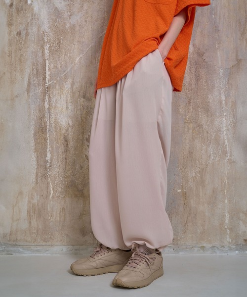Nora Lily(ノラリリー)の「【Nora Lily】2 Tuck Wide Relax Pants(UNISEX)(デニムパンツ・メンズ・ライトパープル/グレイッシュベージュ/ブラック・FREE)」の14枚目の写真