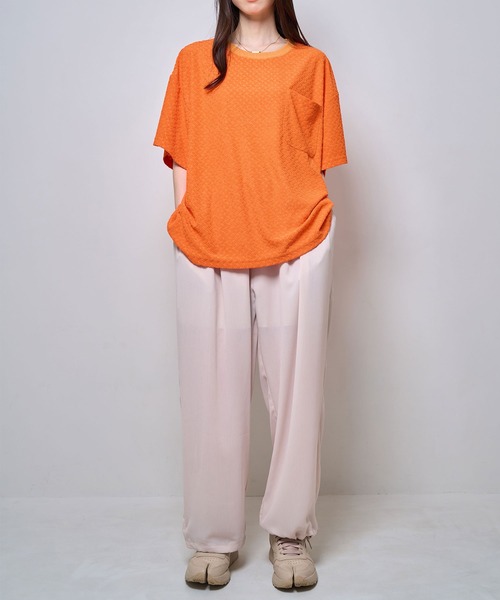 Nora Lily(ノラリリー)の「【Nora Lily】2 Tuck Wide Relax Pants(UNISEX)(デニムパンツ・メンズ・ライトパープル/グレイッシュベージュ/ブラック・FREE)」の16枚目の写真