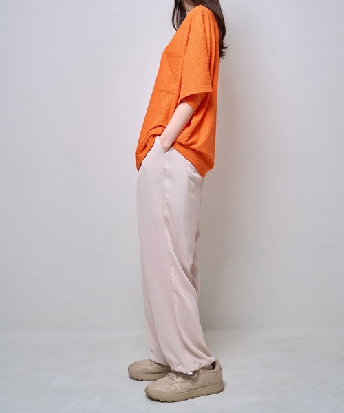 Nora Lily(ノラリリー)の「【Nora Lily】2 Tuck Wide Relax Pants(UNISEX)(デニムパンツ・メンズ・ライトパープル/グレイッシュベージュ/ブラック・FREE)」の17枚目の写真