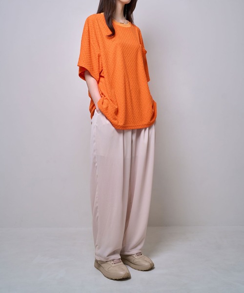 Nora Lily(ノラリリー)の「【Nora Lily】2 Tuck Wide Relax Pants(UNISEX)(デニムパンツ・メンズ・ライトパープル/グレイッシュベージュ/ブラック・FREE)」の19枚目の写真