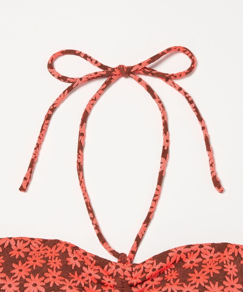 Lepidos（レピドス）の「＜Lepidos＞ジャガードフラワー トップ（水着・レディース・ブラウン/コバルトブルー・S/M）」の22枚目の写真