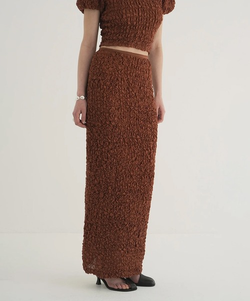 セール】SHIRRING STRAIGHT SKIRT（スカート）｜CLANE（クラネ