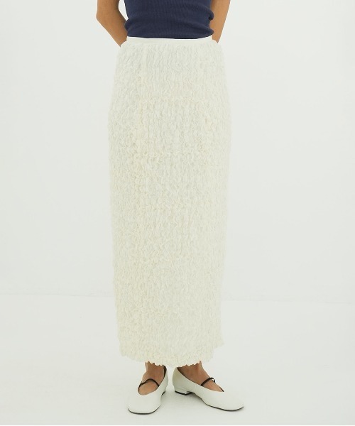 セール】SHIRRING STRAIGHT SKIRT（スカート）｜CLANE（クラネ