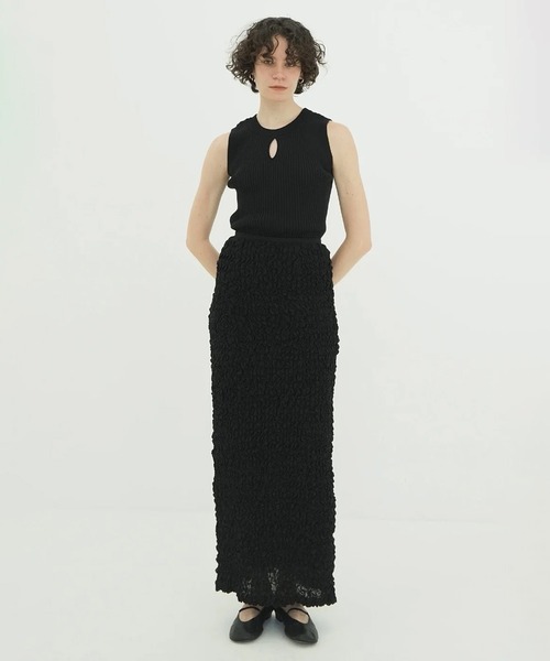SHIRRING STRAIGHT SKIRT（スカート）｜CLANE（クラネ）の