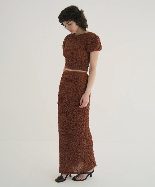 SHIRRING STRAIGHT SKIRT サイズ2 新品未使用 セール】SHIRRING STRAIGHT SKIRT（スカート）｜CLANE（クラネ