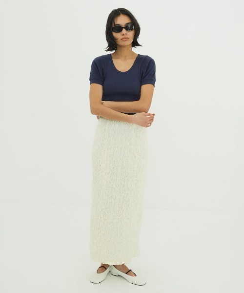 スカート CLANE SHIRRING STRAIGHT SKIRT セール】SHIRRING STRAIGHT SKIRT（スカート）｜CLANE（クラネ