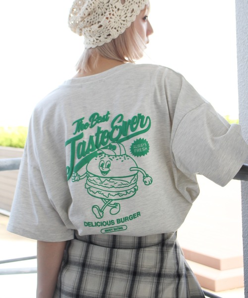 セール】ハンバーガーボーイビッグTシャツ（Tシャツ/カットソー