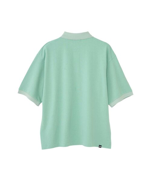 HYSTERIC GLAMOUR グリーン ポロシャツ Lサイズ HYSTERIC GLAMOUR ヒステリックグラマー 19SS 02191CH03 ロゴ