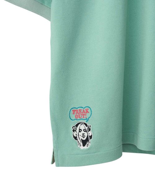 HYSTERIC GLAMOUR コットンポロシャツ L 中古・古着通販】Hysteric Glamour (ヒステリックグラマー
