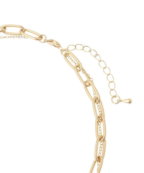 AMERICAN HOLIC（アメリカンホリック）の「2連チェーン×ワントップネックレス（ネックレス・レディース・シルバー/ゴールド・FREE）」の6枚目の写真