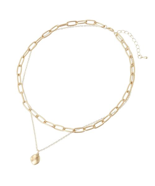 AMERICAN HOLIC（アメリカンホリック）の「2連チェーン×ワントップネックレス（ネックレス・レディース・シルバー/ゴールド・FREE）」の9枚目の写真