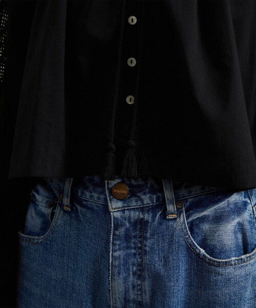 SALON adam et rope'（サロン アダム エ ロペ）の「【WEB限定】レースアクセントボリュームスリーブブラウス（シャツ/ブラウス・レディース・ブラック/オフホワイト・FREE）」の18枚目の写真