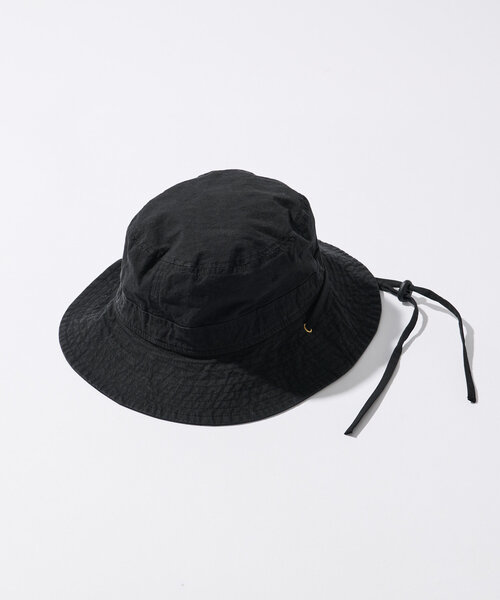 RIVE DROITE（リヴドロワ）の「【コーデのポイントに】コットンサファリハット（ハット・レディース・ベージュ/ブラック・FREE）」の9枚目の写真