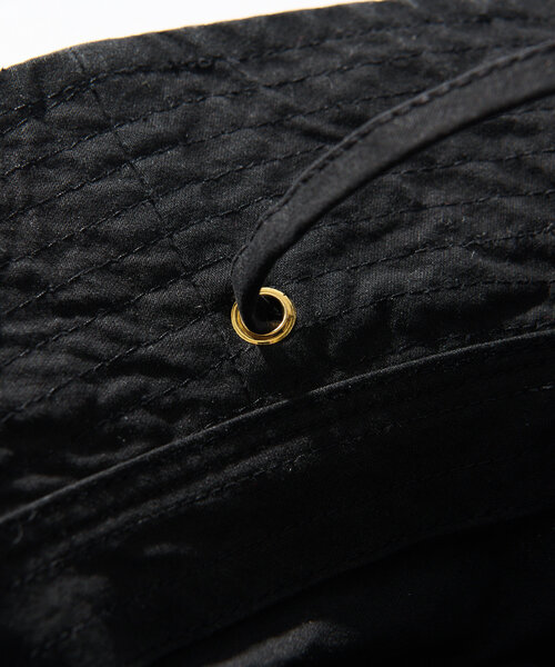 RIVE DROITE（リヴドロワ）の「【コーデのポイントに】コットンサファリハット（ハット・レディース・ベージュ/ブラック・FREE）」の3枚目の写真