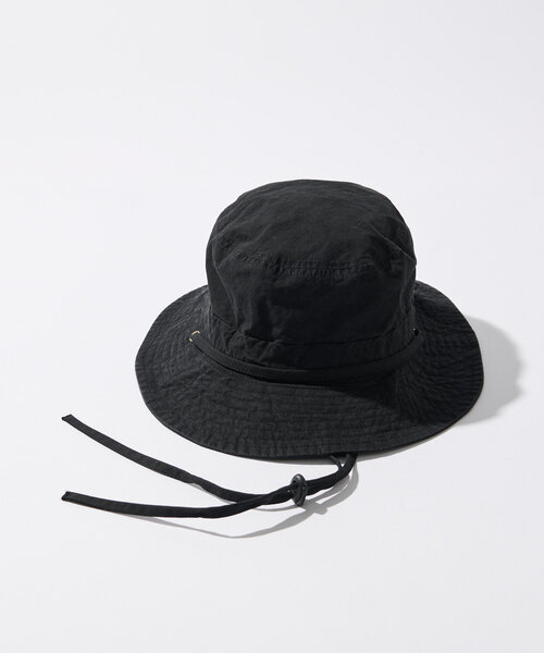 RIVE DROITE（リヴドロワ）の「【コーデのポイントに】コットンサファリハット（ハット・レディース・ベージュ/ブラック・FREE）」の5枚目の写真