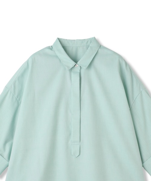 LAUTREAMONT（ロートレアモン）の「シワ軽減オックスフォードブラウス≪洗濯機で洗える≫（シャツ/ブラウス・レディース・グリーン/イエロー/ホワイト/ライトブルー・9号）」の9枚目の写真