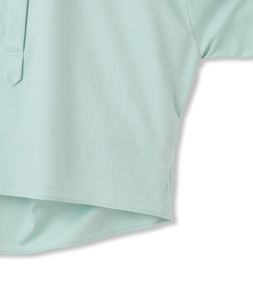 LAUTREAMONT（ロートレアモン）の「シワ軽減オックスフォードブラウス≪洗濯機で洗える≫（シャツ/ブラウス・レディース・グリーン/イエロー/ホワイト/ライトブルー・9号）」の8枚目の写真