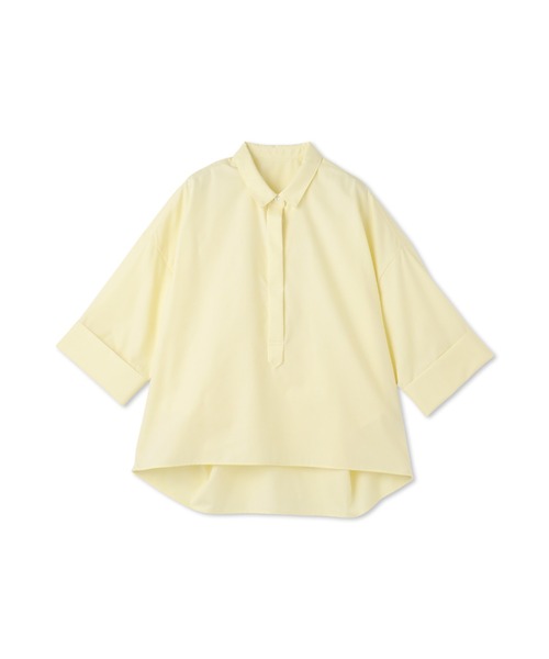 LAUTREAMONT（ロートレアモン）の「シワ軽減オックスフォードブラウス≪洗濯機で洗える≫（シャツ/ブラウス・レディース・グリーン/イエロー/ホワイト/ライトブルー・9号）」の5枚目の写真