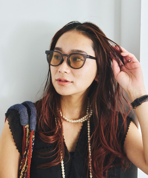 FREAK'S STORE（フリークスストア）の「OLA VISTA CLEAR 2025 UVカット ファッション用グラス（サングラス・メンズ・ブラウン/ブラック・ONE SIZE）」の18枚目の写真