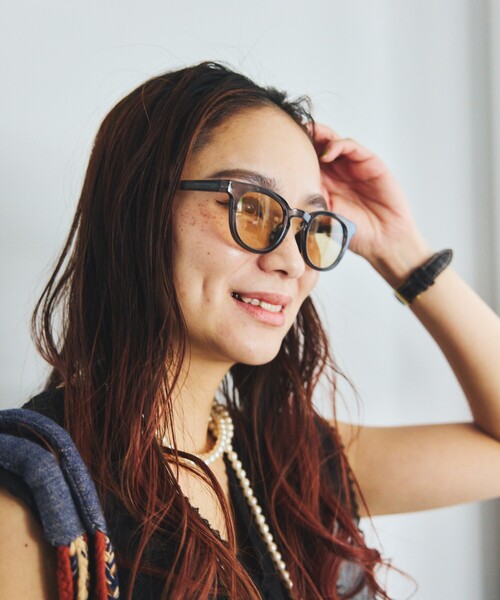 FREAK'S STORE（フリークスストア）の「OLA VISTA CLEAR 2025 UVカット ファッション用グラス（サングラス・メンズ・ブラウン/ブラック・ONE SIZE）」の17枚目の写真