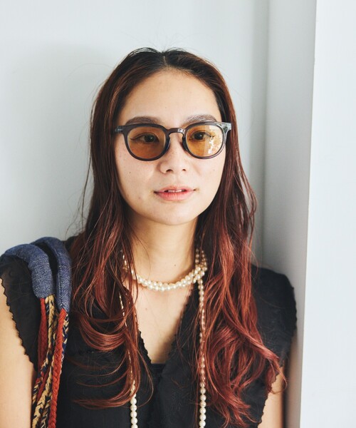 FREAK'S STORE（フリークスストア）の「OLA VISTA CLEAR 2025 UVカット ファッション用グラス（サングラス・メンズ・ブラウン/ブラック・ONE SIZE）」の15枚目の写真
