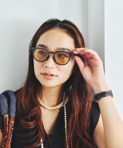 FREAK'S STORE（フリークスストア）の「OLA VISTA CLEAR 2025 UVカット ファッション用グラス（サングラス・メンズ・ブラウン/ブラック・ONE SIZE）」の13枚目の写真