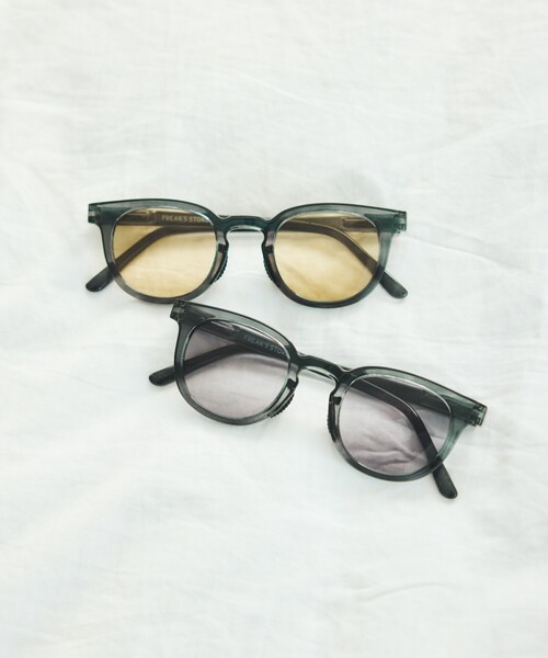 FREAK'S STORE（フリークスストア）の「OLA VISTA CLEAR 2025 UVカット ファッション用グラス（サングラス・メンズ・ブラウン/ブラック・ONE SIZE）」の9枚目の写真
