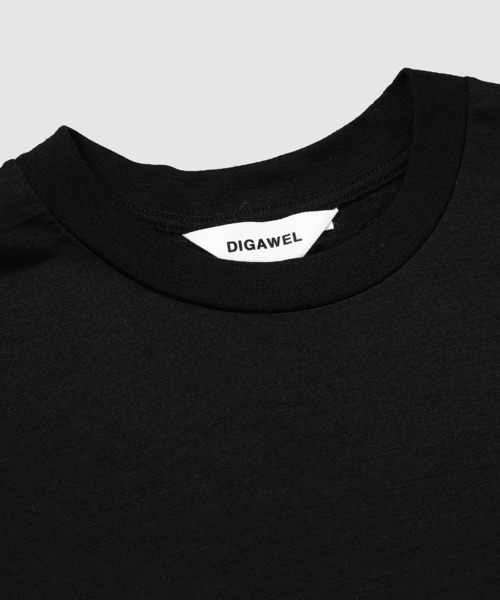 DIGAWEL(ディガウェル)の「Merino Wool T-shirt/Midsommar(Tシャツ/カットソー・メンズ・ネイビー/ブラック/ブラック系その他・2)」の5枚目の写真