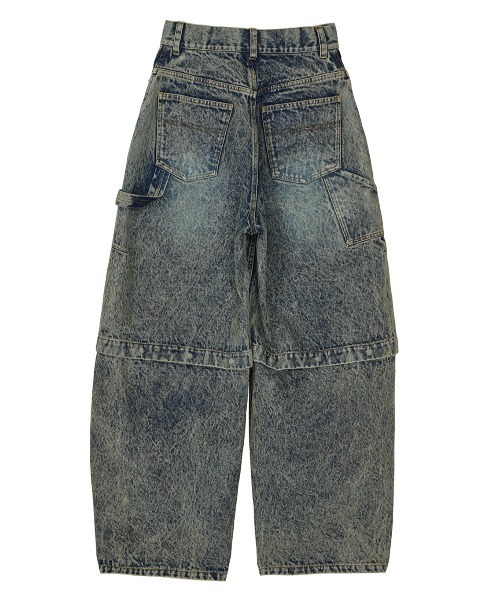 AMERI MEDI 2WAY REMOVE DENIM PANTSブラウン26 MEDI 2WAY REMOVE DENIM PANTS ブラウン26inch - メルカリ