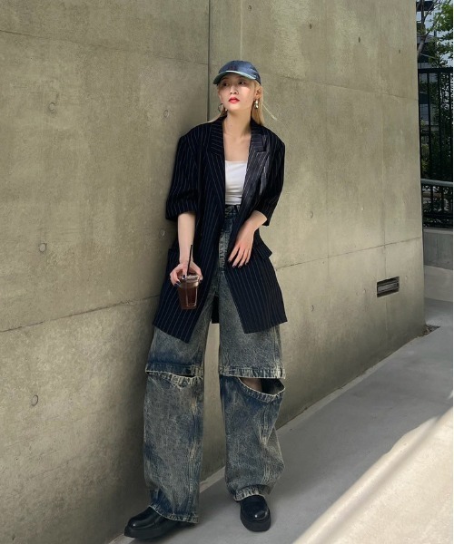 MEDI 2WAY REMOVE DENIM PANTS（デニムパンツ）｜Ameri（アメリ