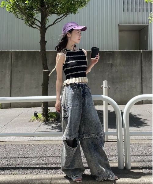 MEDI 2WAY REMOVE DENIM PANTS（デニムパンツ）｜Ameri（アメリ