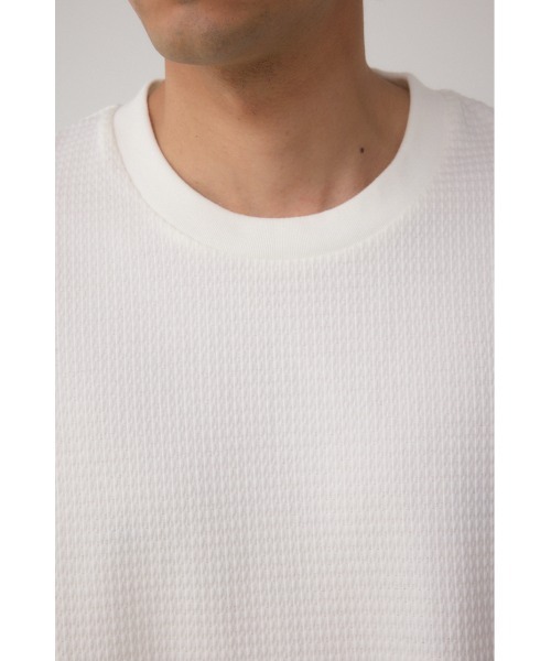 AZUL by moussy(アズールバイマウジー)の「サーフェイスチェンジミルスペックTシャツ(Tシャツ/カットソー・メンズ・オフホワイト/ライトブラック/ブロンズ・LARGE/MEDIUM)」の10枚目の写真