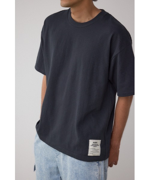 AZUL by moussy(アズールバイマウジー)の「サーフェイスチェンジミルスペックTシャツ(Tシャツ/カットソー・メンズ・オフホワイト/ライトブラック/ブロンズ・LARGE/MEDIUM)」の13枚目の写真