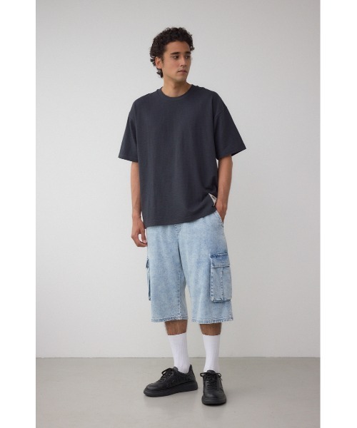 AZUL by moussy(アズールバイマウジー)の「サーフェイスチェンジミルスペックTシャツ(Tシャツ/カットソー・メンズ・オフホワイト/ライトブラック/ブロンズ・LARGE/MEDIUM)」の16枚目の写真
