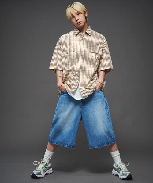 LTR DEPTH（レイターデプス）の「LTR DEPTH/ミニマムチェックロゴシャツ（シャツ/ブラウス・メンズ・ホワイト系その他2/ベージュ系その他2・LARGE/MEDIUM）」の9枚目の写真