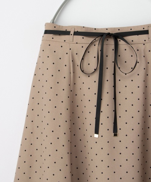 Honeys（ハニーズ）の「ベルト付フレアスカート（スカート・レディース・ネイビー系/ベージュ系その他/ブラック系その他/ホワイト系その他・LL/S/M/L）」の22枚目の写真