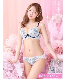DRW（ドロー）の「新作![選べるショーツ]ミスティーローズレース ブラジャー&バック透けフルバック or Tバックショーツ（ブラ&ショーツ）」